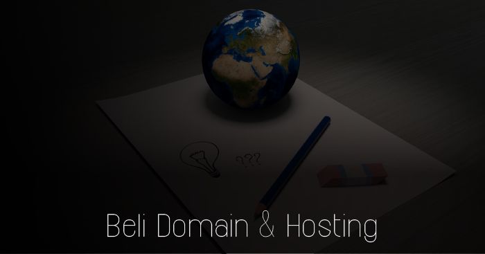 di mana nak beli domain dan hosting?