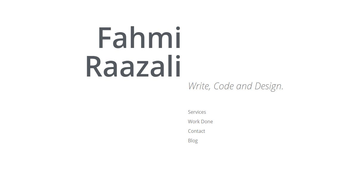 blog fahmi raazali