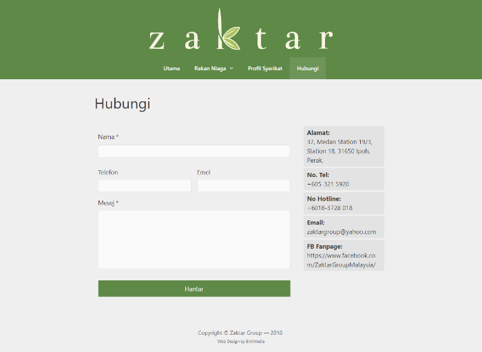 hubungi zaktar group